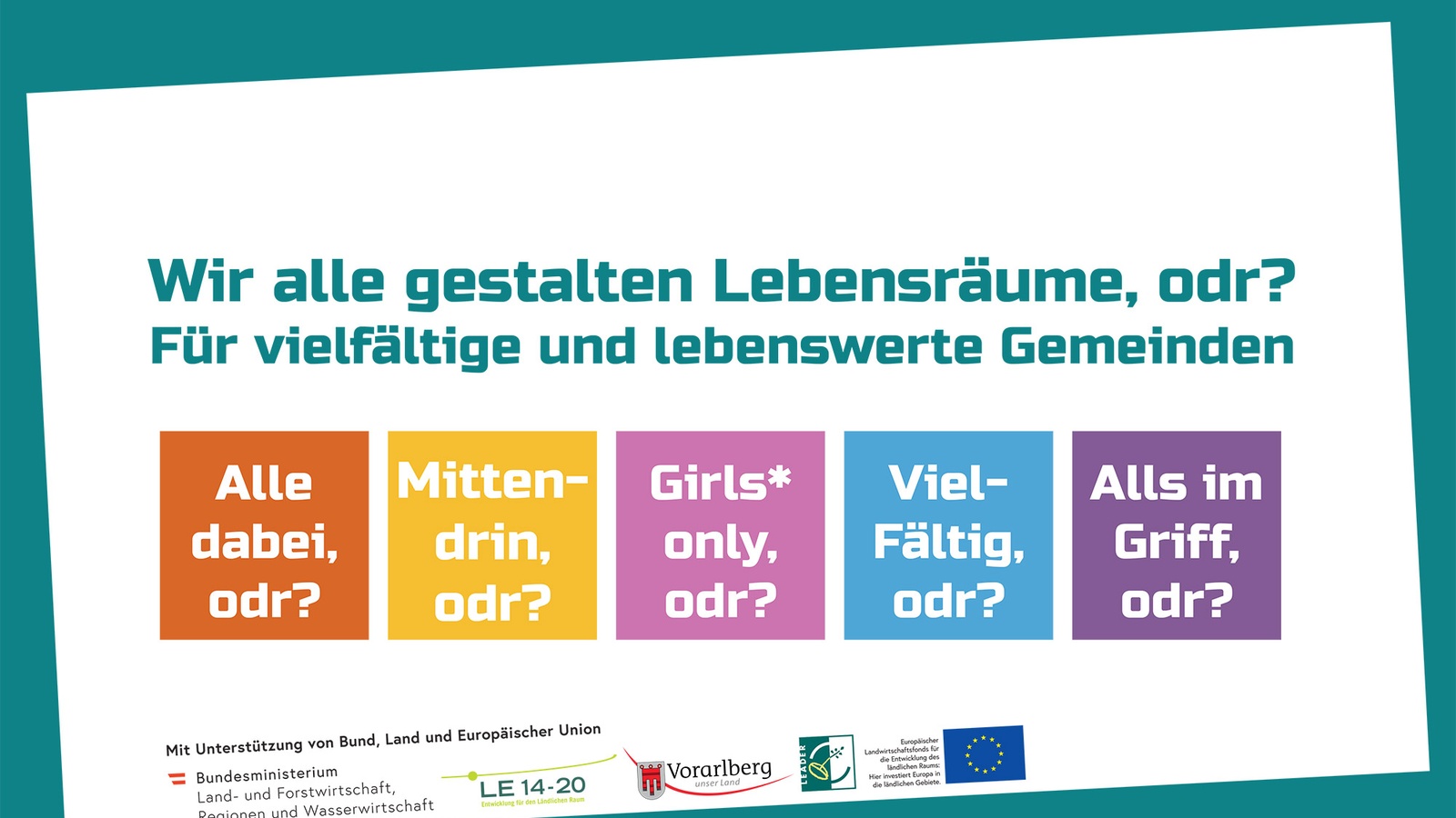 
                        
                            Ideen für lebenswerte Gemeinden
                        
                        