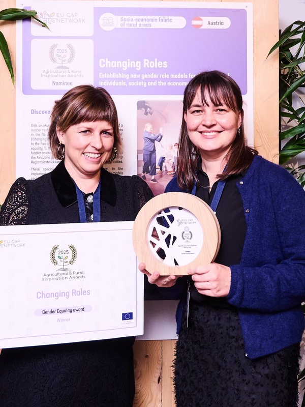 Rollen im Wandel gewinnt EU-Preis für Geschlechtergleichstellung