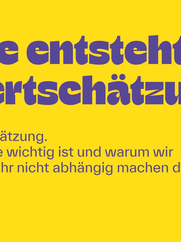 Wie Wertschätzung entsteht