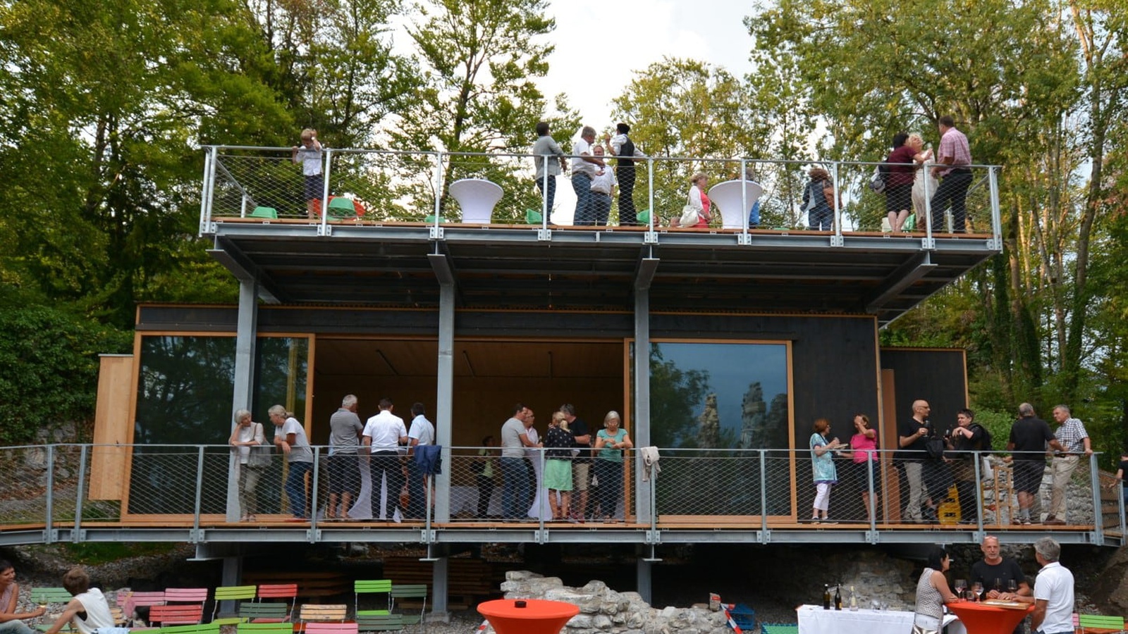 Der neue Kulturpavillon kann von Vereinen, öffentlichen Einrichtungen, Betrieben, Privaten, u.a. genutzt werden. Foto: JoWoLu