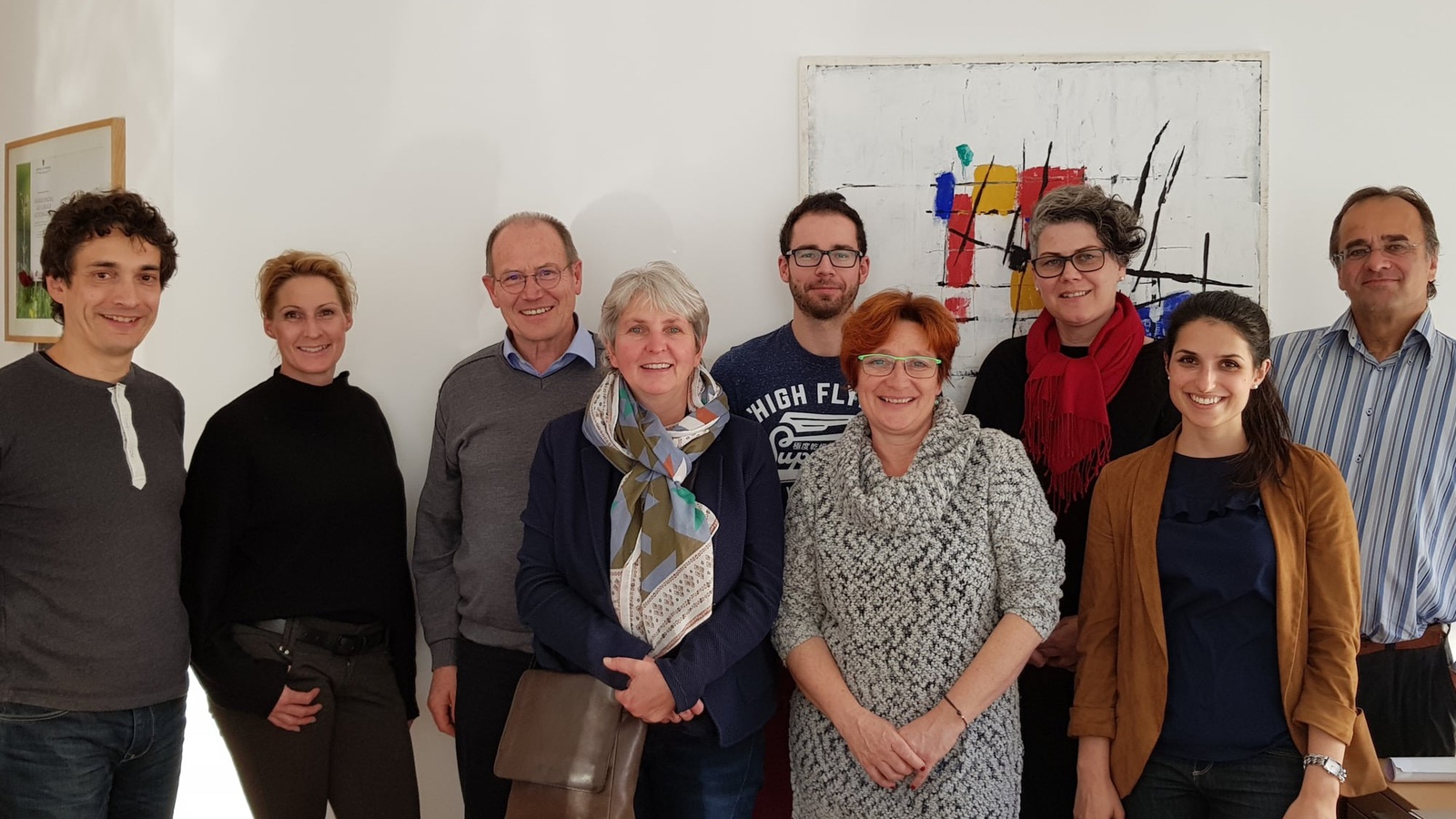 Für die Regio-V nahmen Regio-Manager Peter Steurer, Freiwilligenkoordinatorin Isabella Deuring, Projektleiter Franz Rüf und Freiwilligenkoordinatorin Marion Maier am Treffen der Fokusgruppe soziale Innovation teil.