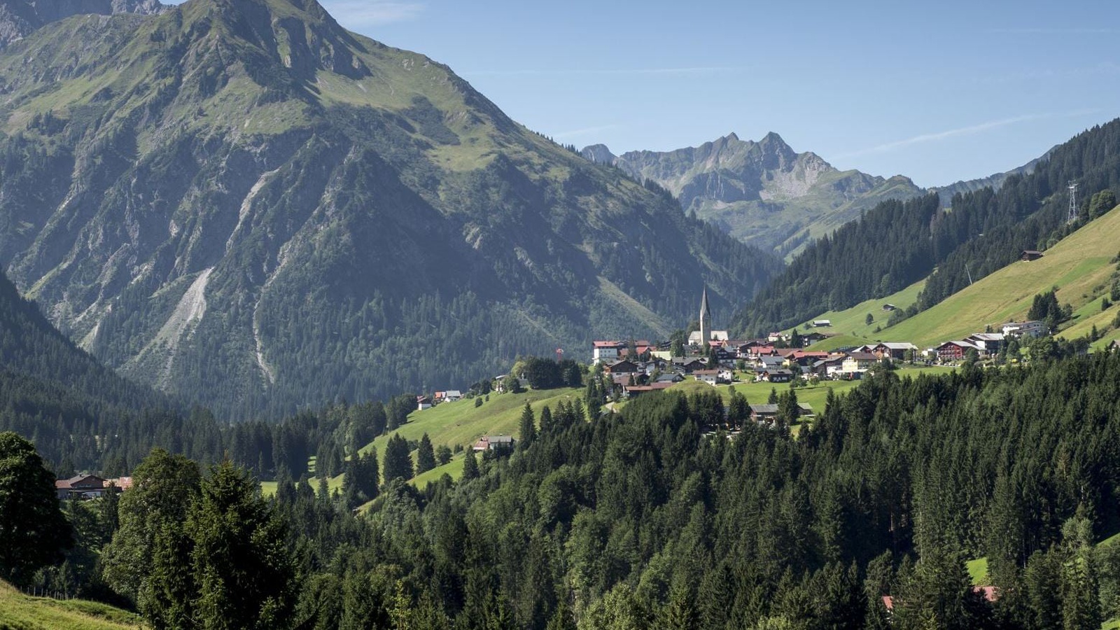 Die Natur im Kleinwalsertal leistet viel: Sie ist Lebensraum von Tieren und Pflanzen, Grundlage für den Tourismus und vieles mehr. Foto: Dominik Berchtold
