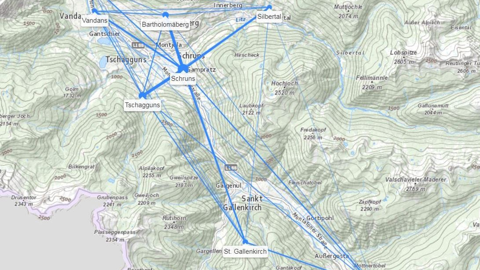 Das Anrufsammeltaxi ist eine gut funktionierende Ergänzung des öffentlichen Verkehrs im Montafon und übernimmt die "letzte Meile" bis zur Haustüre.