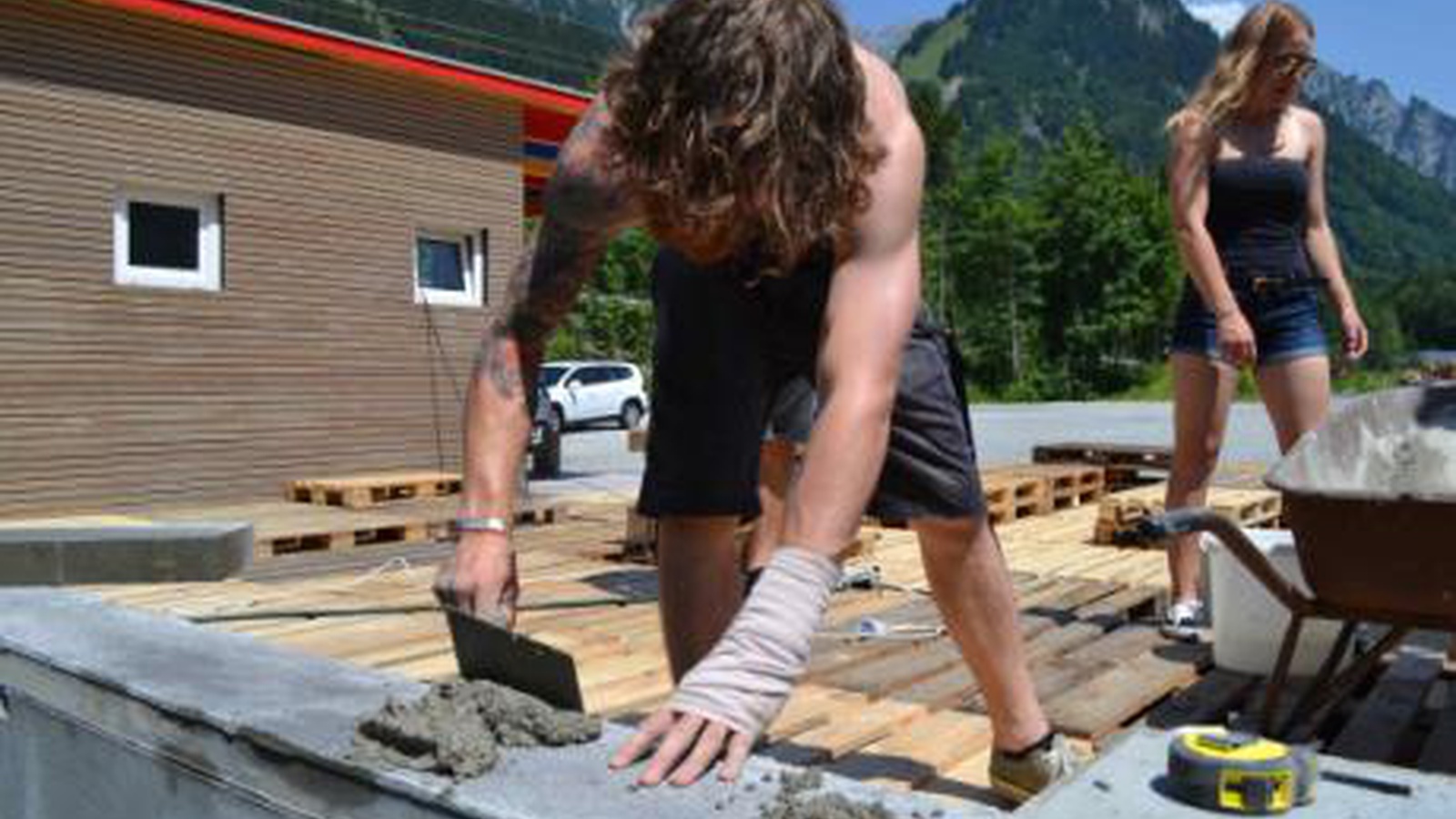 Neugestaltung Aussenraum Jugendtreff Klostertal