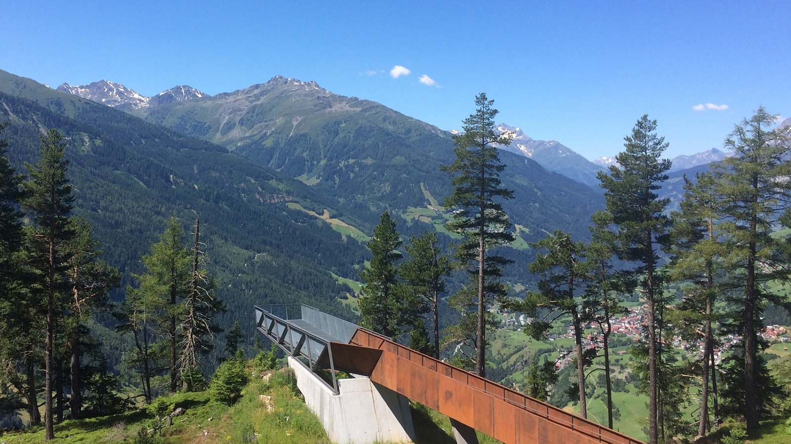 Gacher Blick Aussichtsplattform