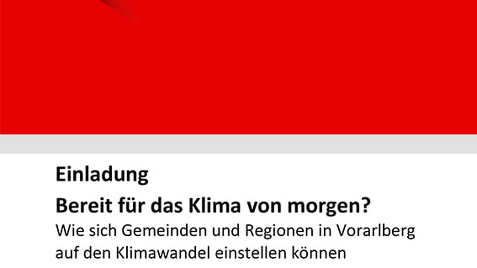Einladung