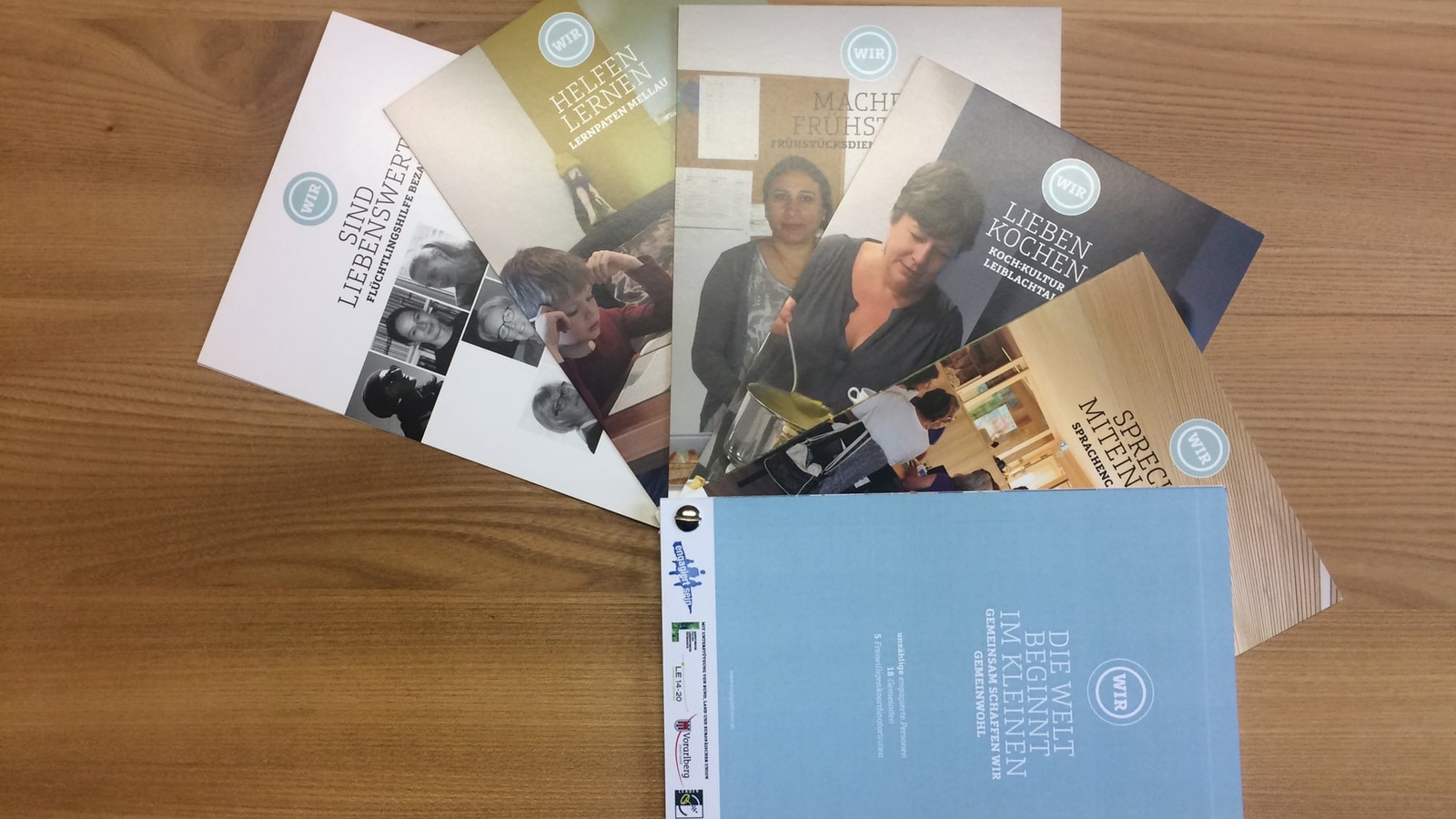 Postkartensammlung Engagiert sein