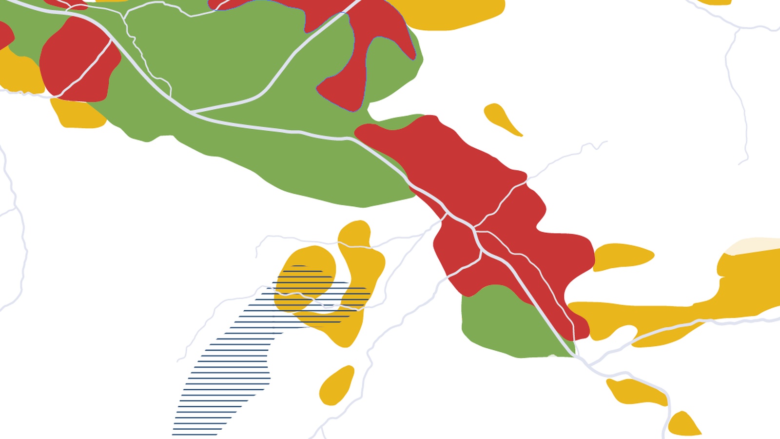 Gemäß dem neuen Leitbild soll es in 2030 in Vorarlberg sechs Raumtypen geben, mit unterschiedlichen Zielsetzungen.