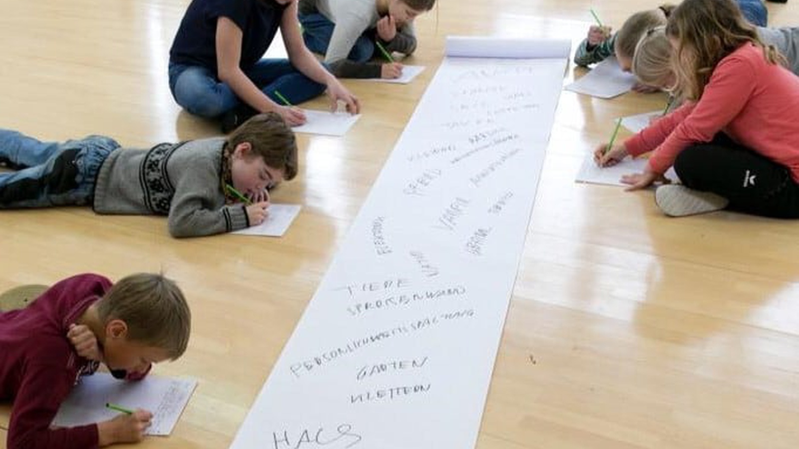 Die SchreibMalWerkstatt war ein Angebot für 7 bis 14jährige Kinder.