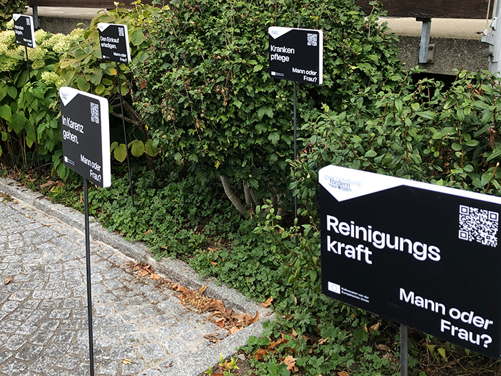 Tafeln zur Rollen-Kampagne in Hohenweiler