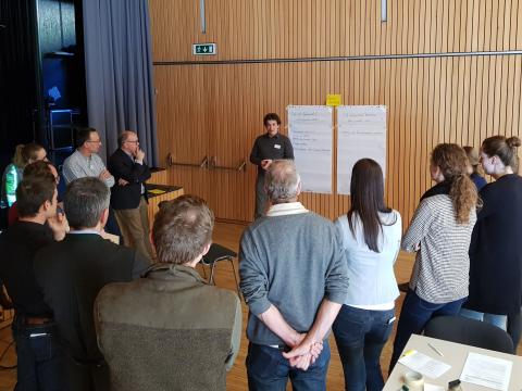 Die beiden Vorarlberger LEADER-Regionen begleiteten die Diskussionen zur Zukunft der Regionalentwicklung. Foto: Netzwerk Zukunftsraum Land