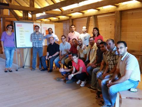 Workshop mit Flüchtlingen in Alberschwende